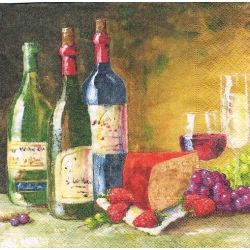 Serwetka -2303-   wino,